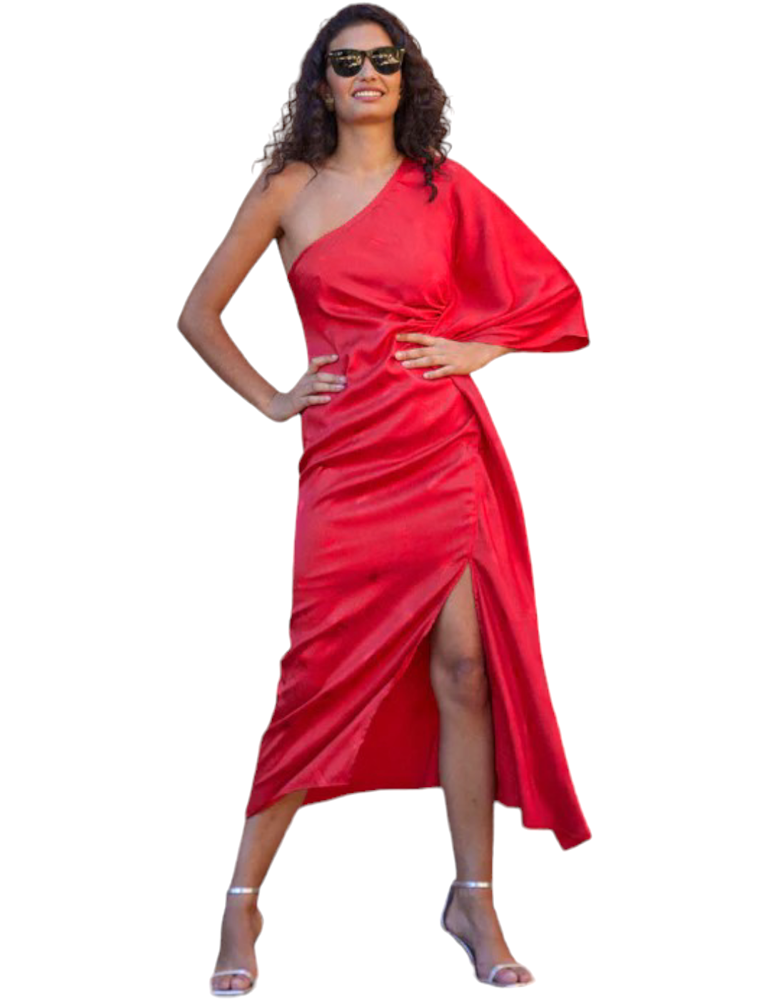 Vestido Sanremo Mioh rojo