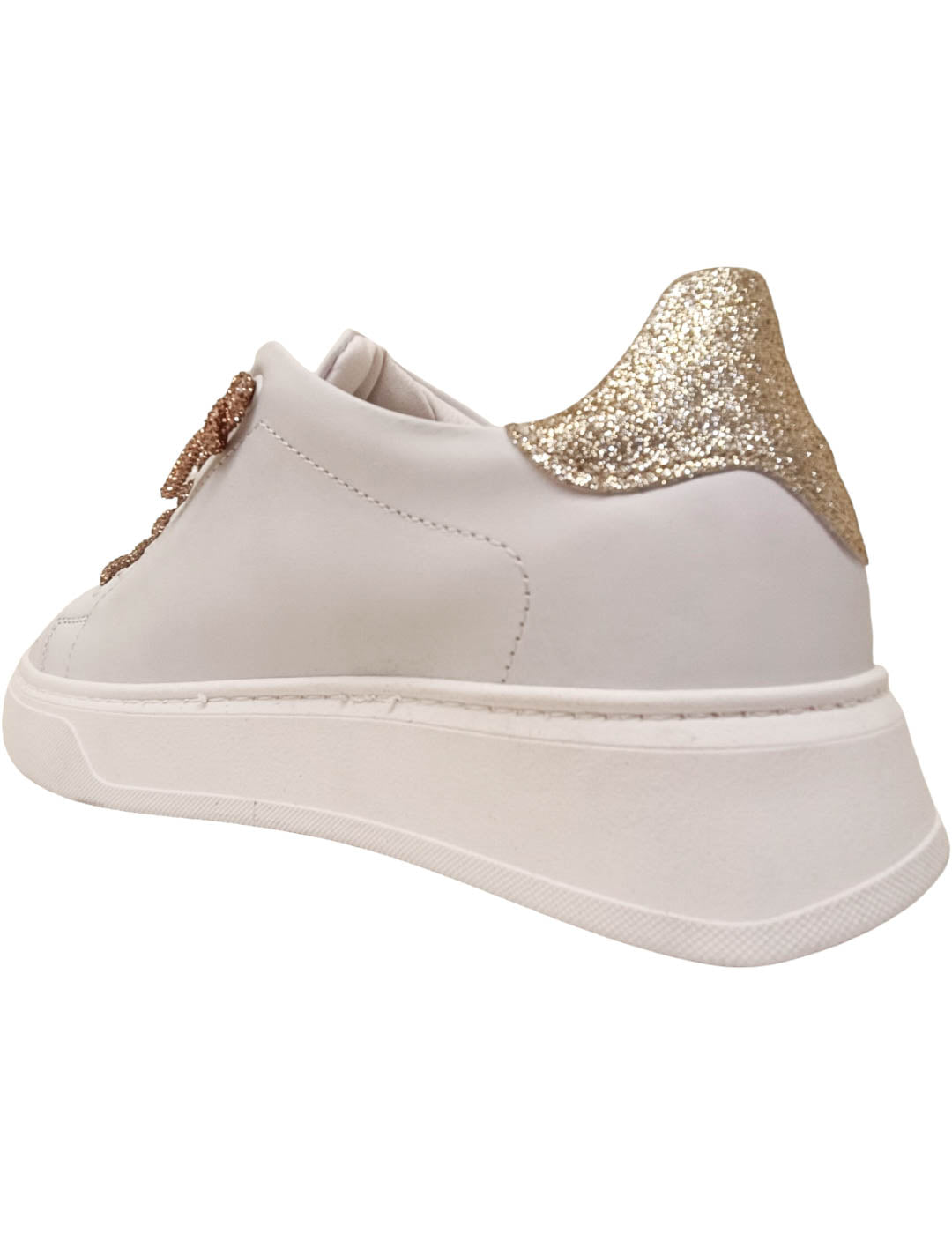 Zapatilla sneaker sw01 divine blanco/ oro