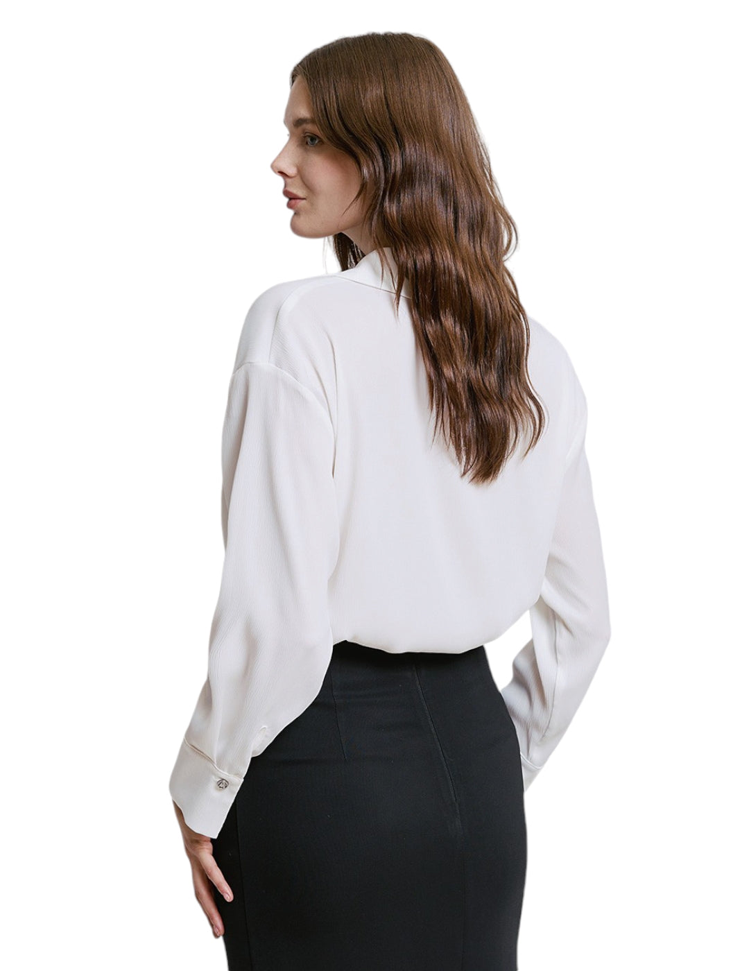 BLUSA FRUNCE ACCESS BLANCA