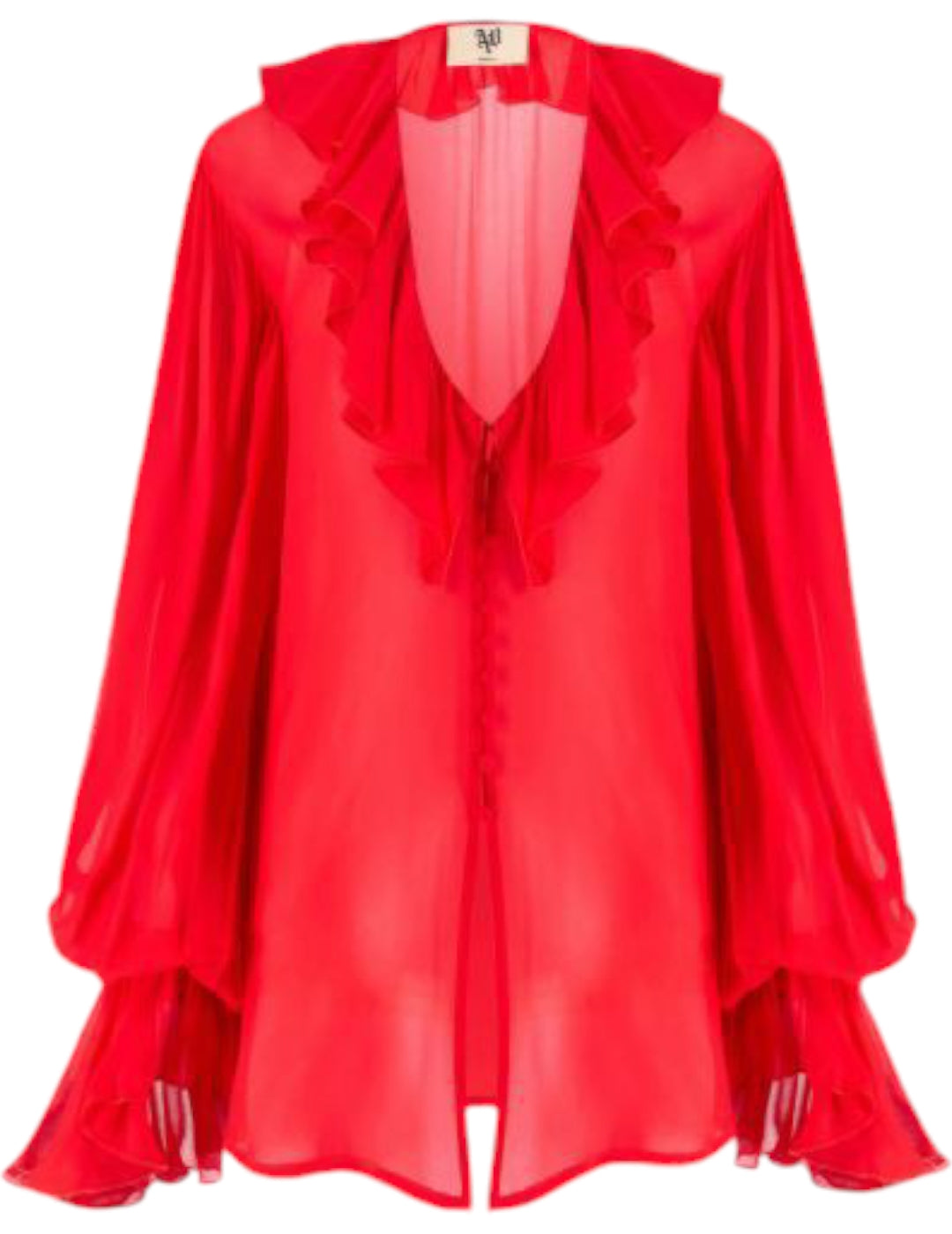 Blusa 181480 volantes roja