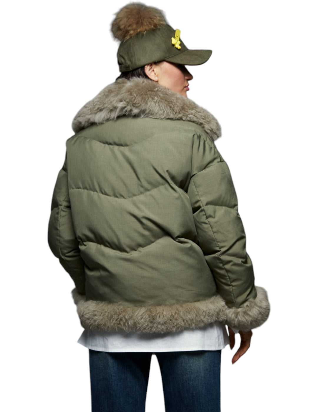 Parka 4331 LeCruel Caqui Piel