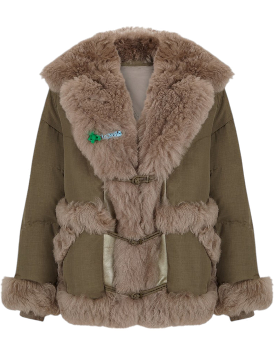 Parka 4331 LeCruel Caqui Piel