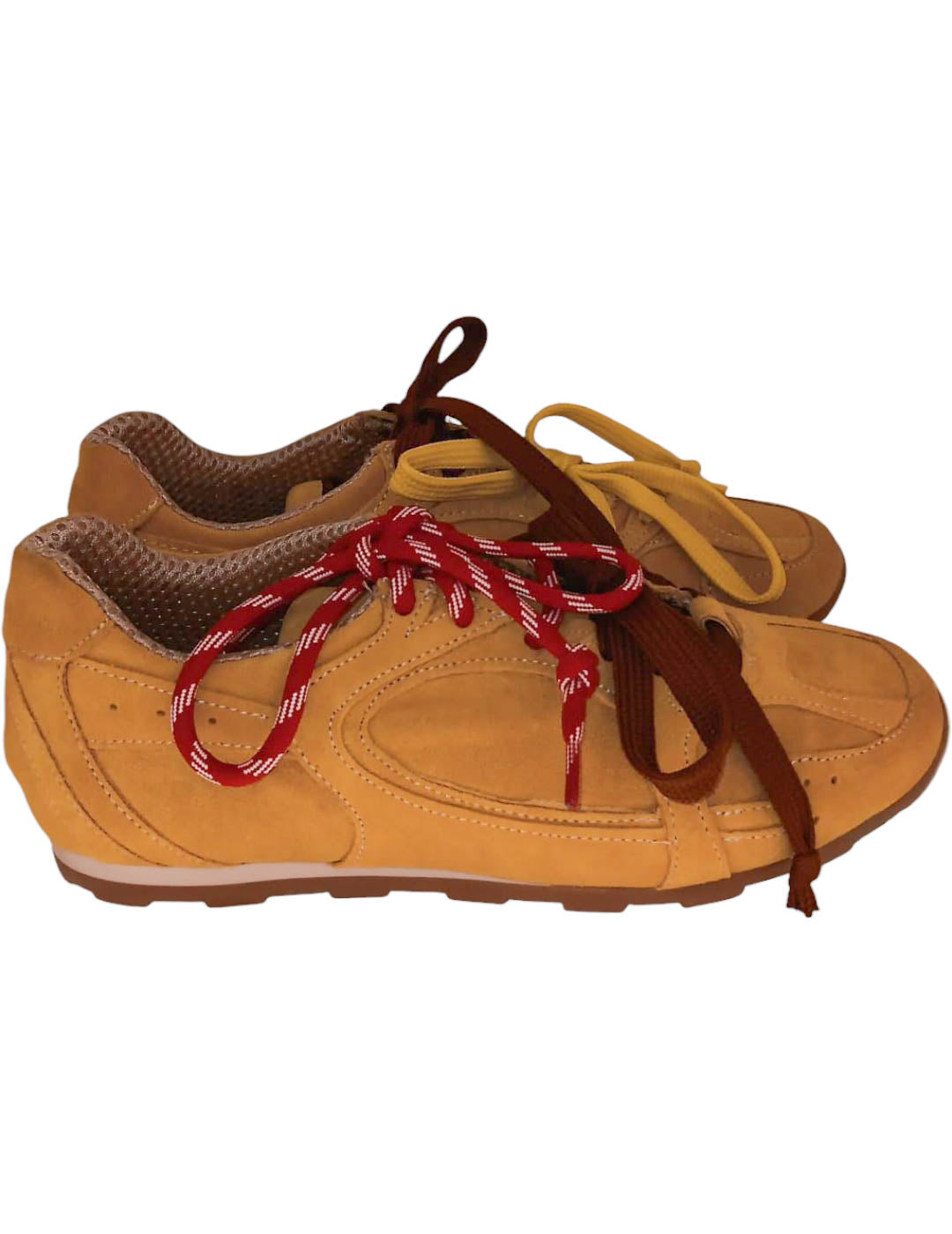 Sneaker PE957MASSI Mostaza Cordones