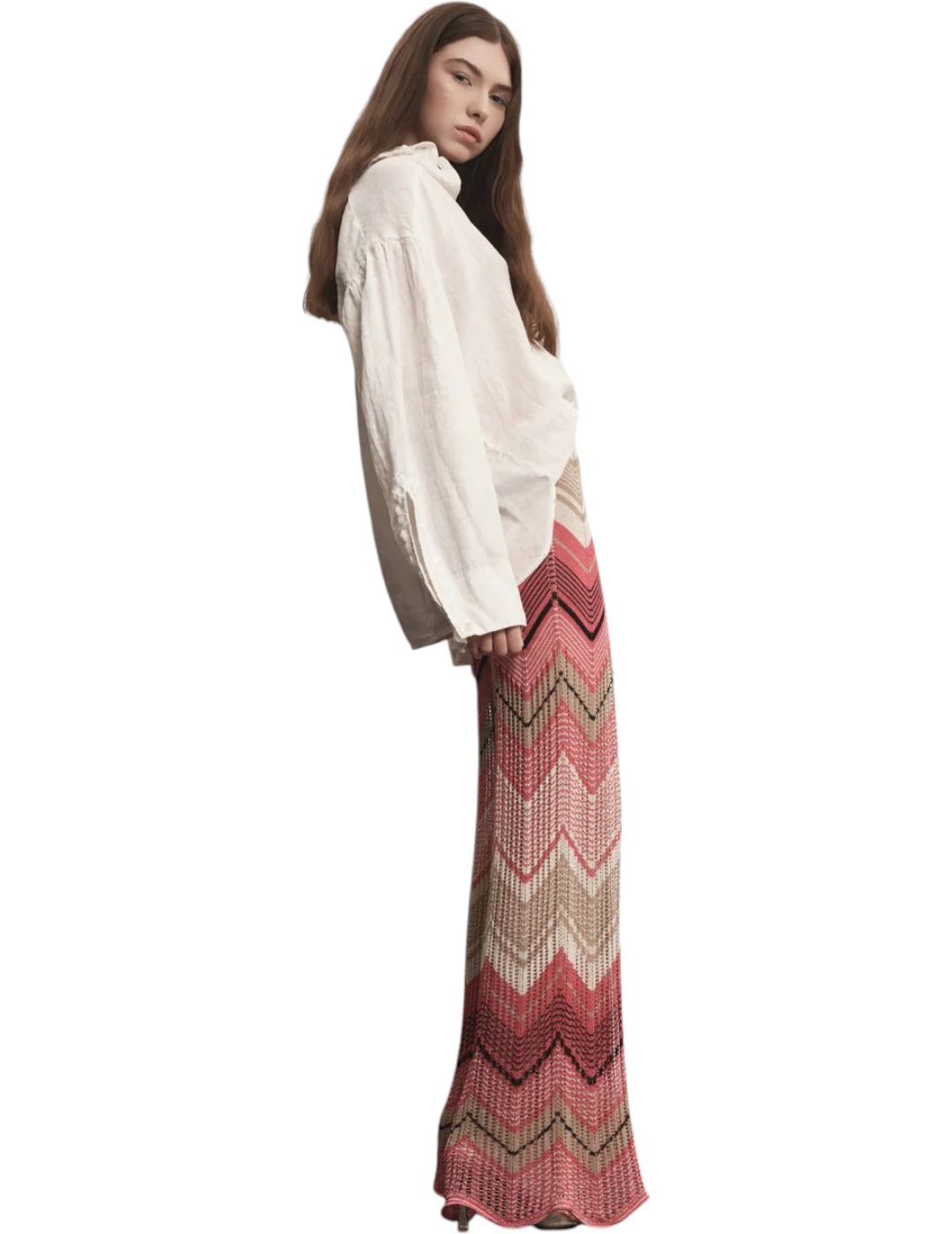 Pantalón PTKD09054-ROSA Lurex