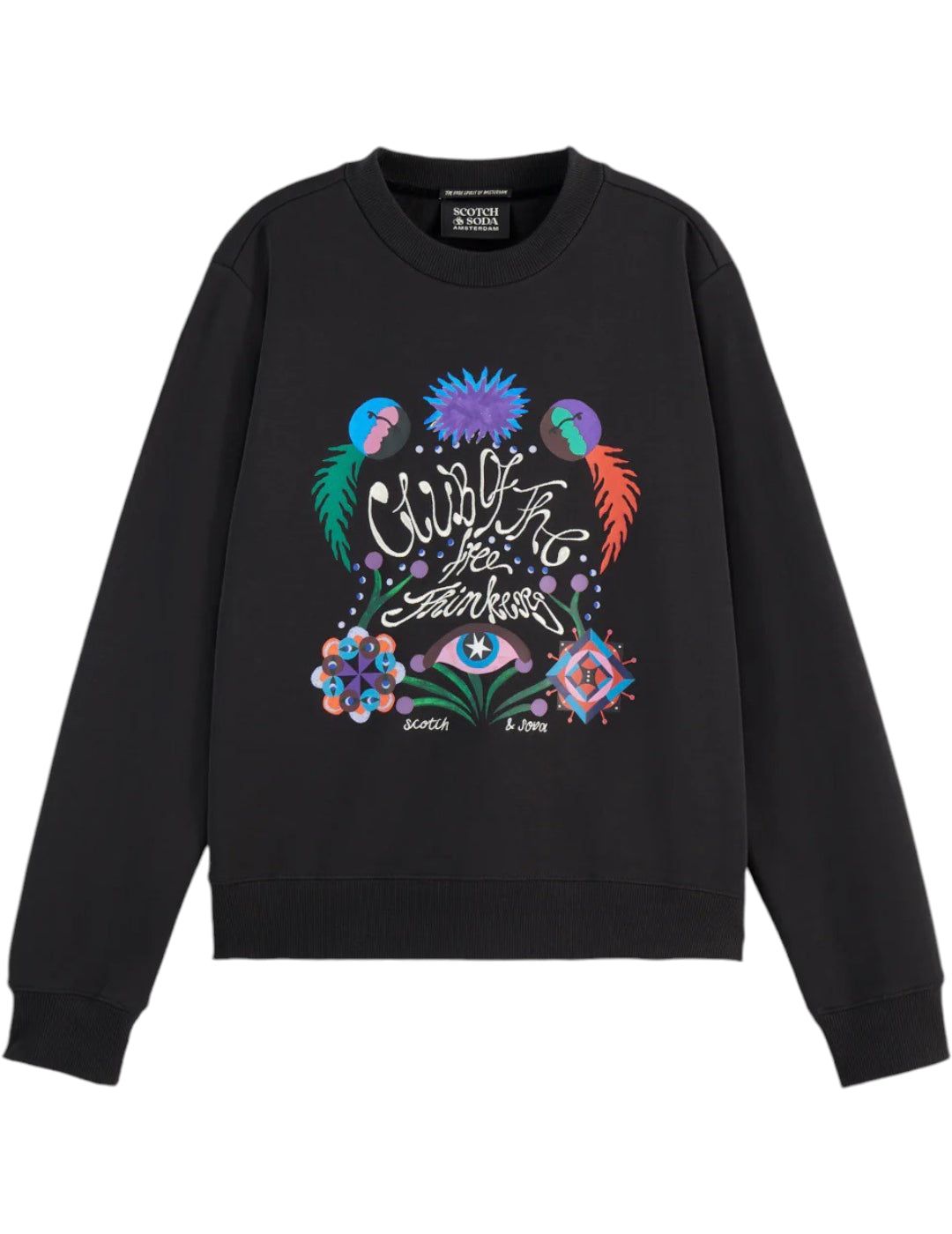 Sudadera 178174 Negra Scotch&Soda