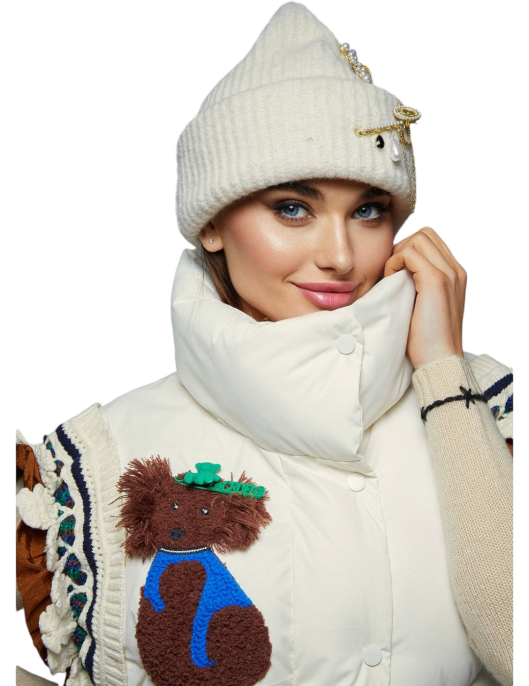 Gorro 4463 Lecruel beige camafeo