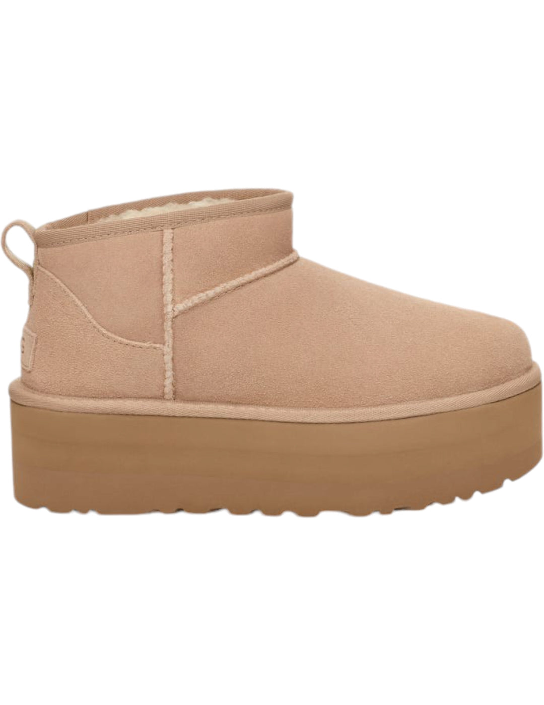 Bota Classic Ultra mini plattform UGG sand