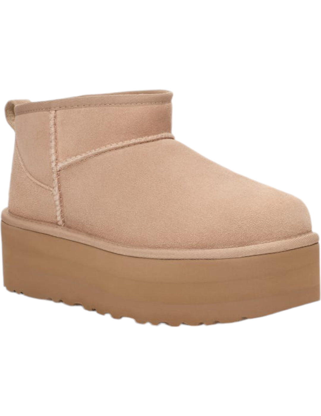 Bota Classic Ultra mini plattform UGG sand