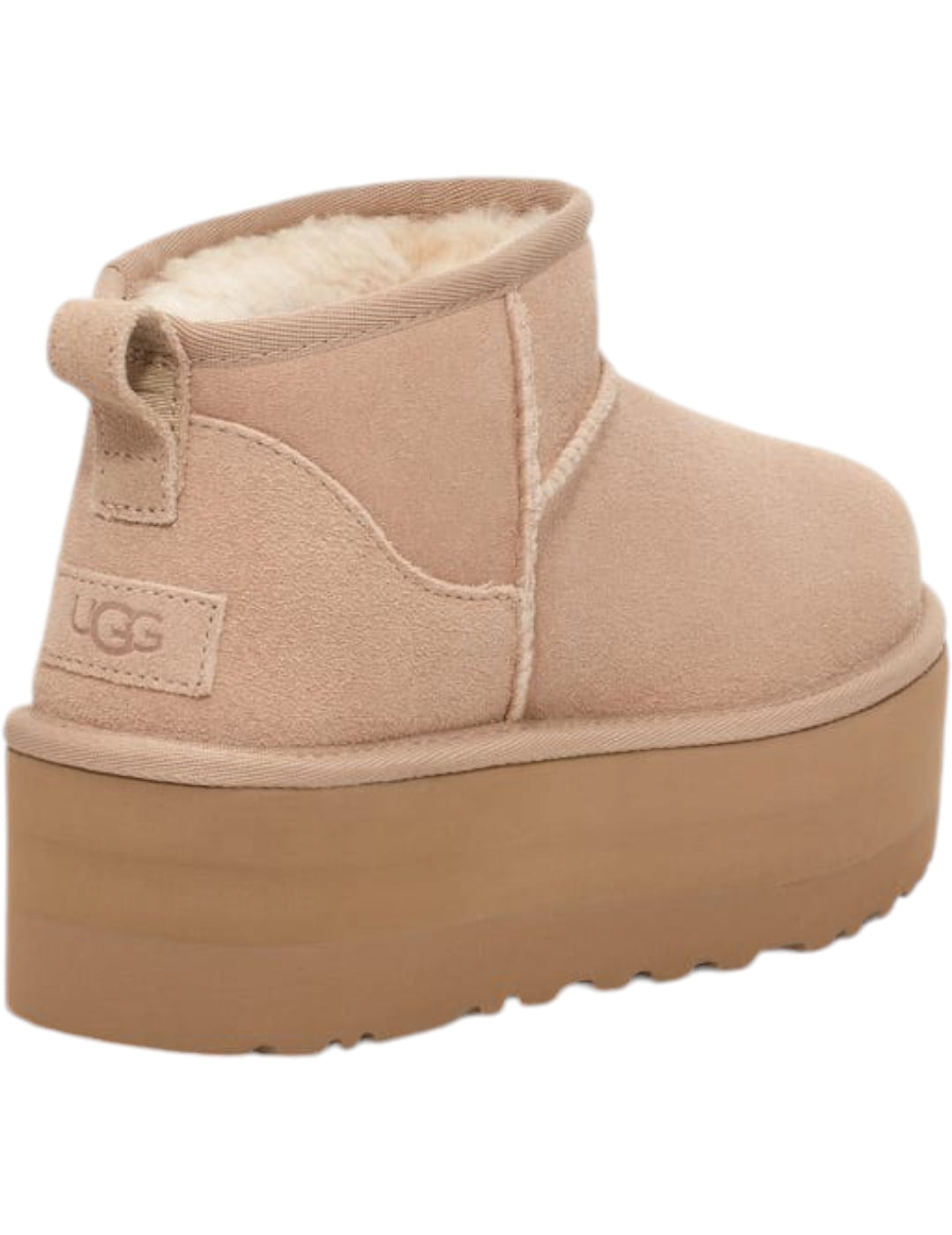 Bota Classic Ultra mini plattform UGG sand