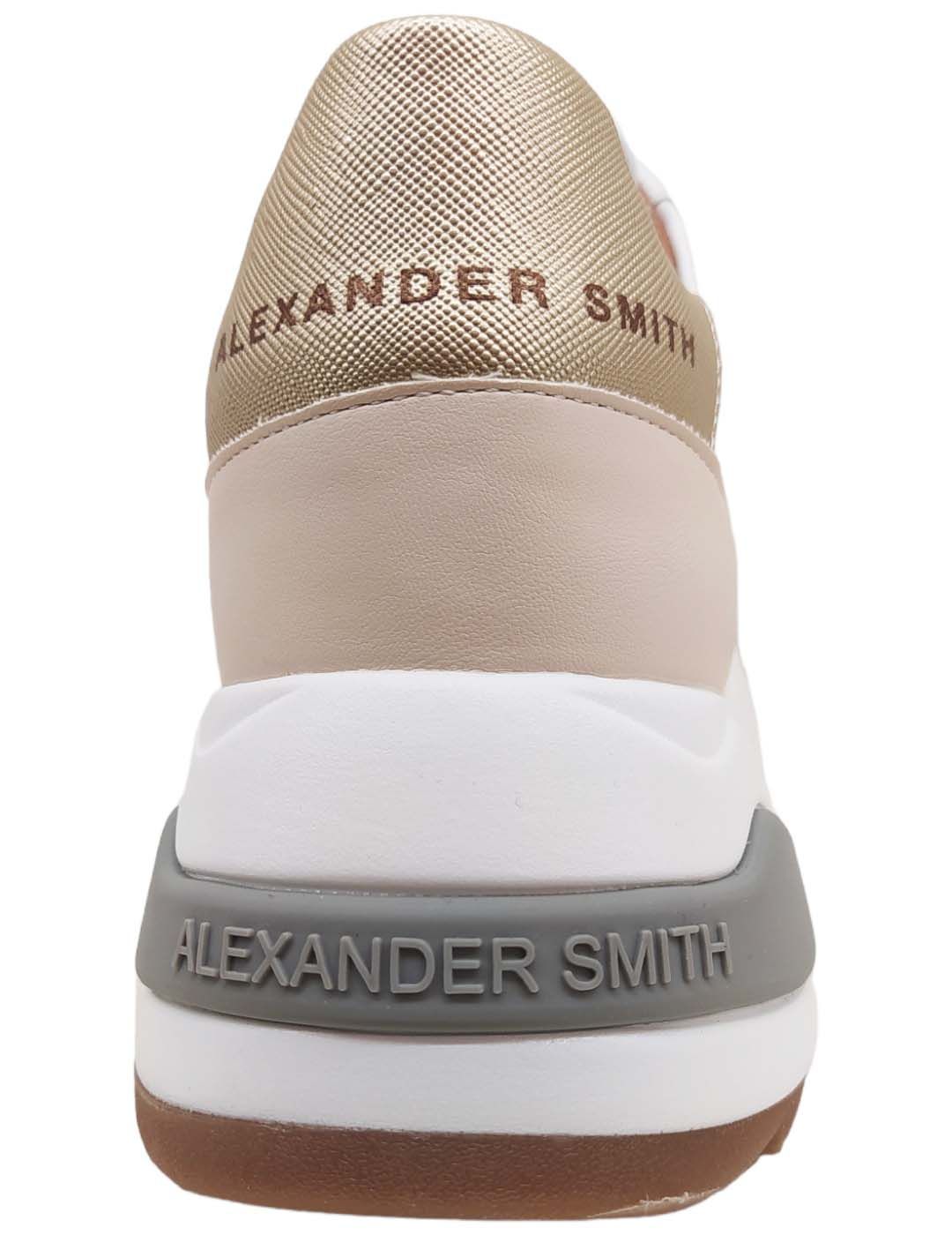 Zapatilla sneaker marble alexander smith white gold